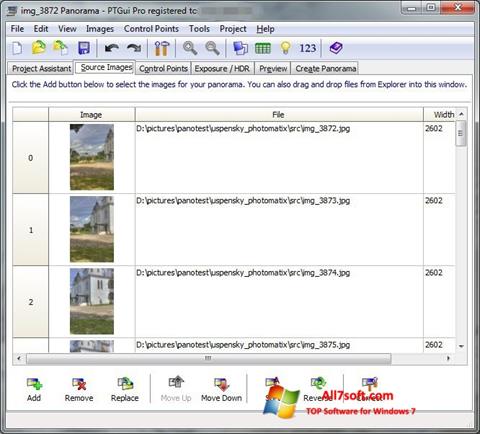 Screenshot PTGui para Windows 7