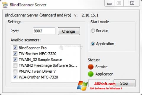 Screenshot BlindScanner para Windows 7