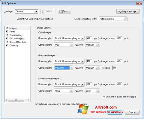 Screenshot Adobe Acrobat Pro DC para Windows 7