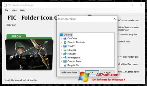 Screenshot Icon Changer para Windows 7