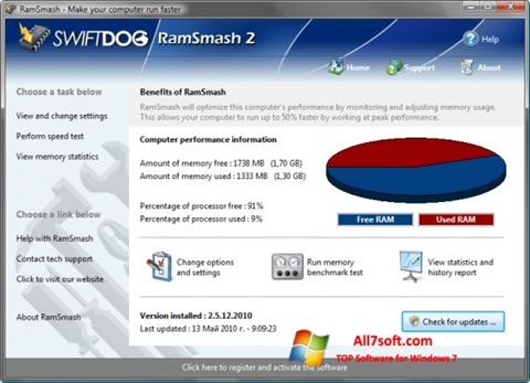 Screenshot RamSmash para Windows 7