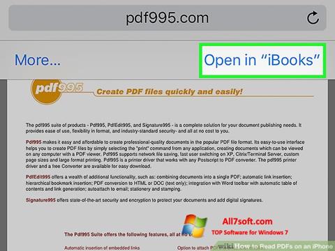 Screenshot Pdf995 para Windows 7