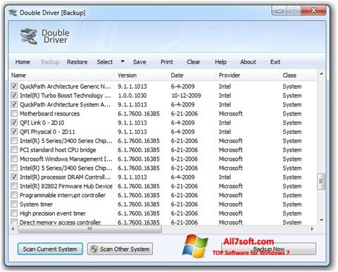 Screenshot Double Driver para Windows 7