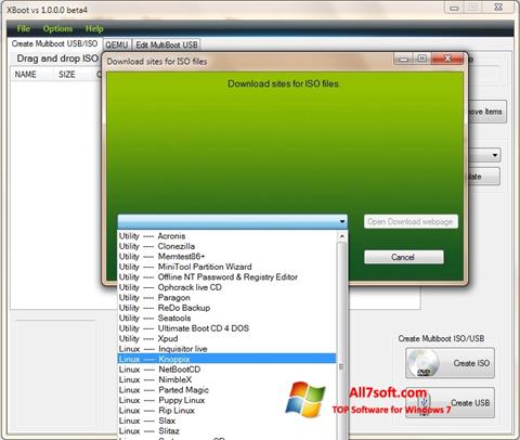 Screenshot XBoot para Windows 7