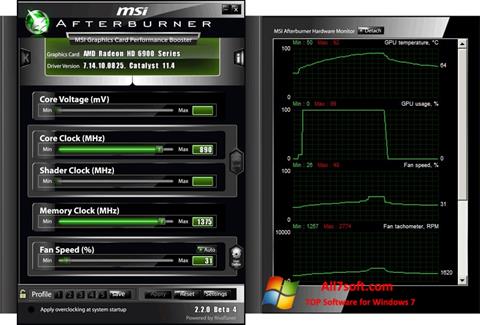 Screenshot MSI Afterburner para Windows 7