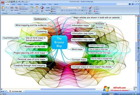 Screenshot MindManager para Windows 7