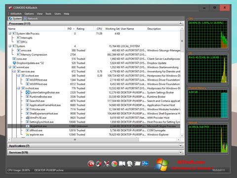 Screenshot Comodo Cleaning Essentials para Windows 7