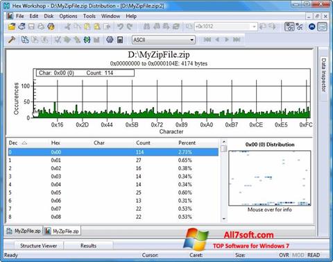 Screenshot Hex Workshop para Windows 7