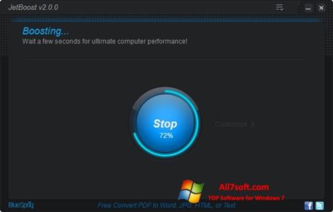 Screenshot JetBoost para Windows 7