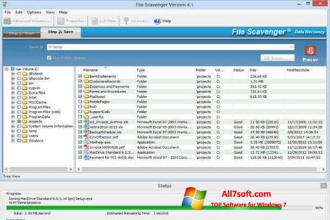 Screenshot File Scavenger para Windows 7