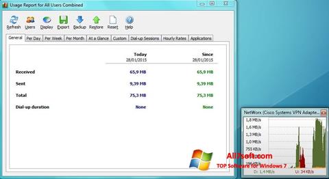 Screenshot NetWorx para Windows 7