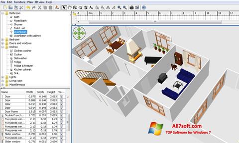Screenshot FloorPlan 3D para Windows 7