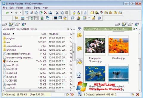 Screenshot FreeCommander para Windows 7