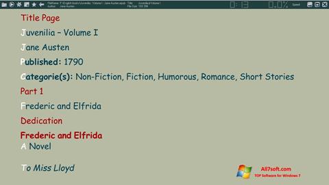 Screenshot ICE Book Reader para Windows 7