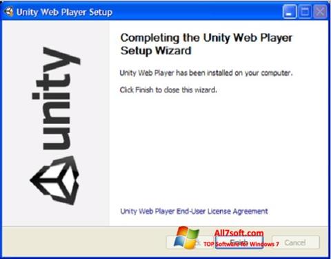 Screenshot Unity Web Player para Windows 7