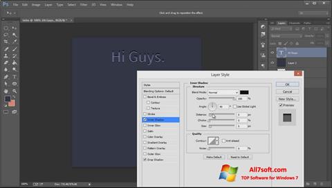 Screenshot Adobe Photoshop CC para Windows 7