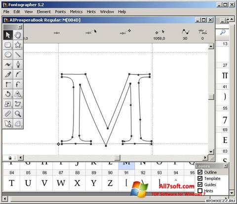 Screenshot Fontographer para Windows 7