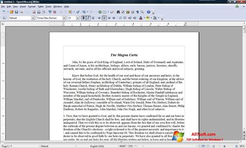 Screenshot OpenOffice para Windows 7