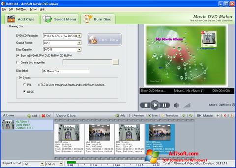 Screenshot DVD Maker para Windows 7