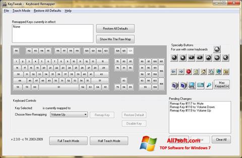 Screenshot KeyTweak para Windows 7