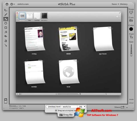 Screenshot Skitch para Windows 7