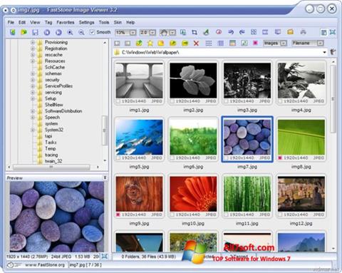 Screenshot FastStone Image Viewer para Windows 7