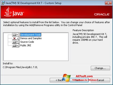 Screenshot Java SE Development Kit para Windows 7
