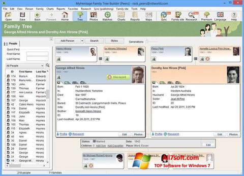 Screenshot Family Tree Builder para Windows 7