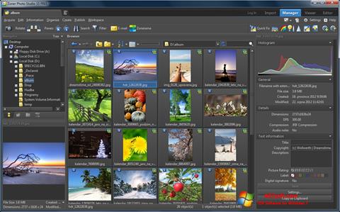 Screenshot Zoner Photo Studio para Windows 7