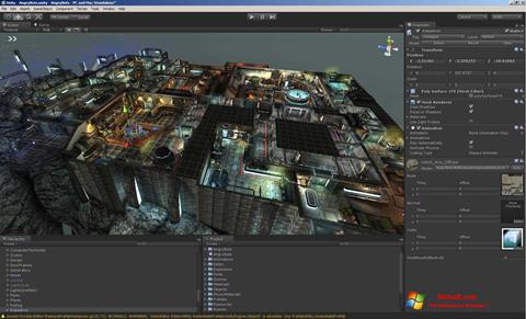 Screenshot Unity 3D para Windows 7