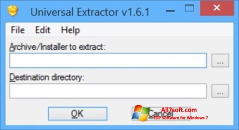 Screenshot Universal Extractor para Windows 7