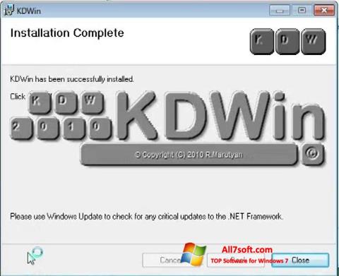 Screenshot KDWin para Windows 7