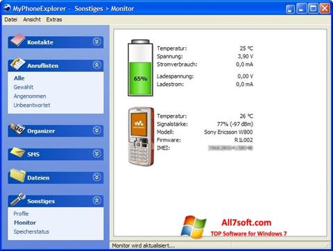Screenshot MyPhoneExplorer para Windows 7