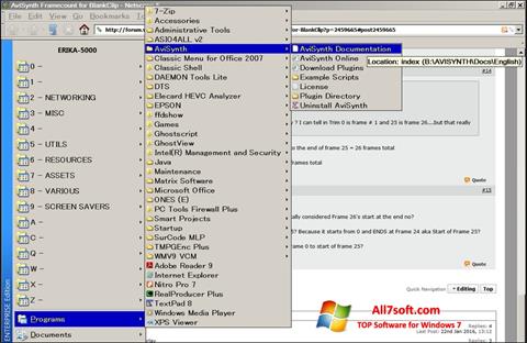 Screenshot AviSynth para Windows 7