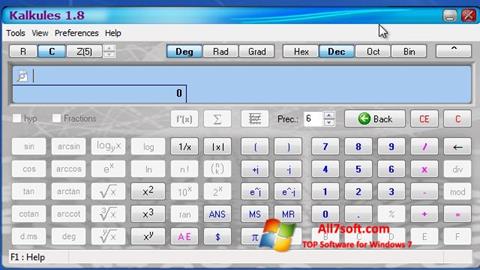 Screenshot Kalkules para Windows 7