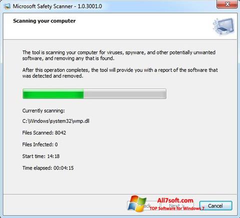Screenshot Microsoft Safety Scanner para Windows 7