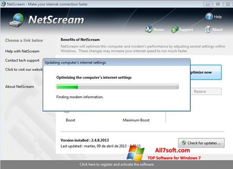 Screenshot NetScream para Windows 7