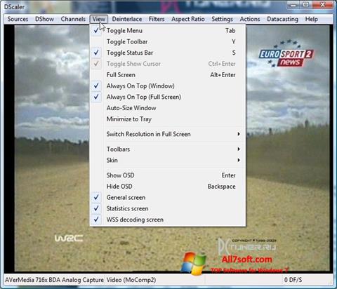Screenshot DScaler para Windows 7