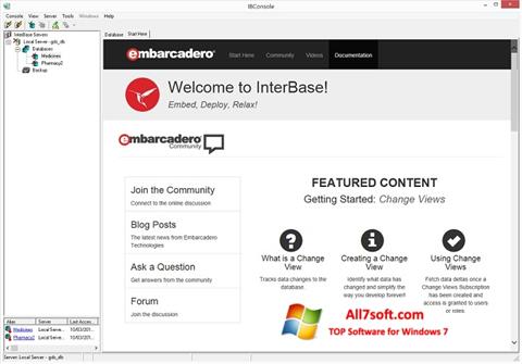 Screenshot InterBase para Windows 7
