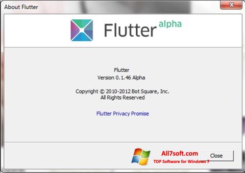 Screenshot Flutter para Windows 7