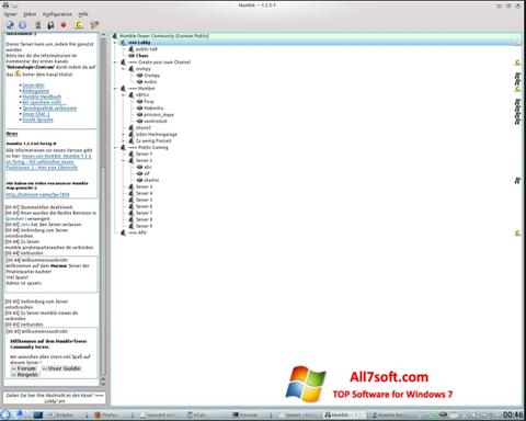 Screenshot Mumble para Windows 7