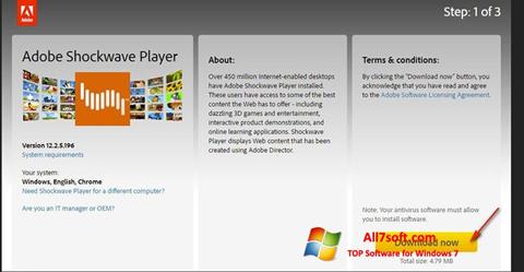 Screenshot Shockwave Player para Windows 7