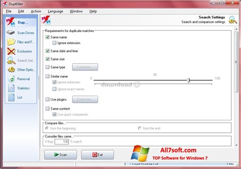 Screenshot DupKiller para Windows 7
