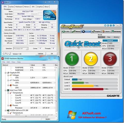 Screenshot EasyTune para Windows 7