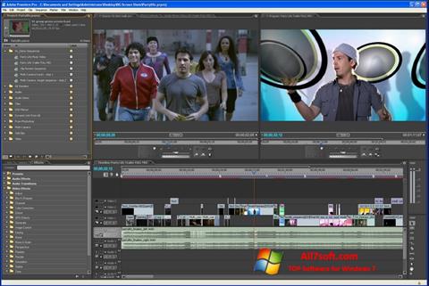 Screenshot Adobe Premiere Pro para Windows 7