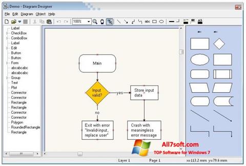 Screenshot Diagram Designer para Windows 7