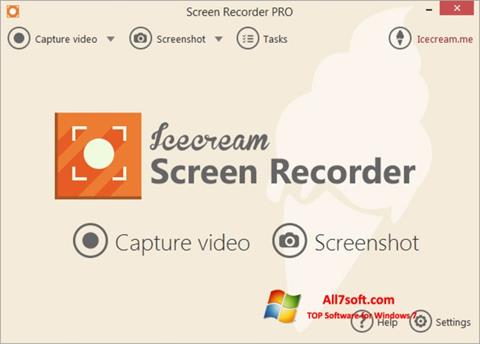 Screenshot Icecream Screen Recorder para Windows 7