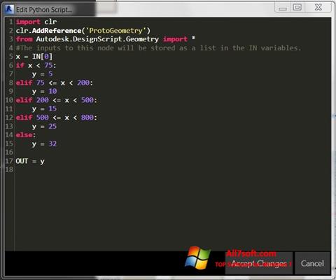 Screenshot Python para Windows 7