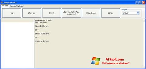 Screenshot SuperOneClick para Windows 7