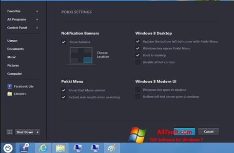 Screenshot Pokki para Windows 7